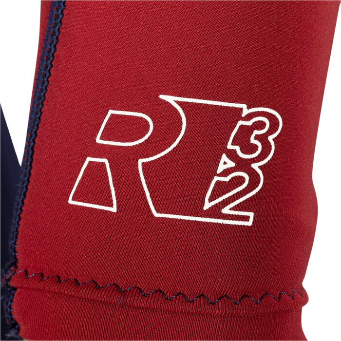 Gul Mens Response 3/2mm Flatlock Back Zip Wetsuit RE1321-C1 - Red / Navy